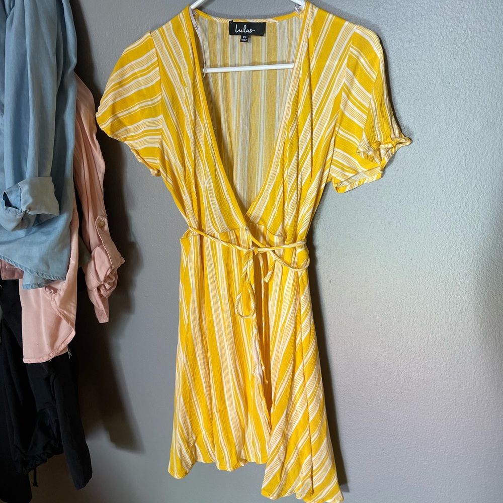 LuLu’s wrap sun dress, xs